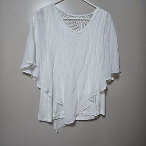 Women's Apt. 9® Crochet Popover Top size XL